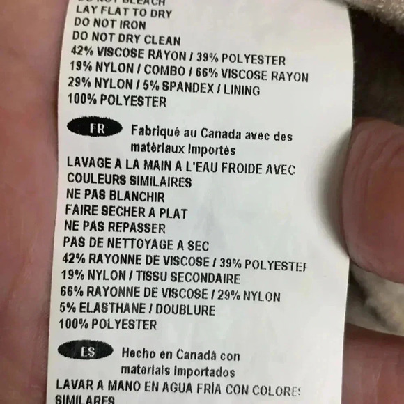 Joseph Ribkoff Sweater, warm honey oatmeal color, stretch, button up, Sz 8 - Picture 10 of 14